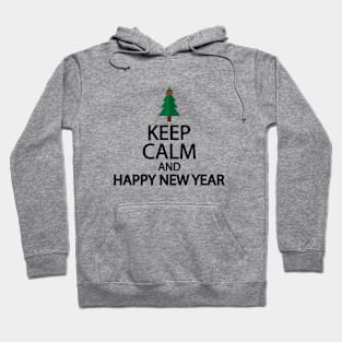 Keep calm and happy new year Hoodie